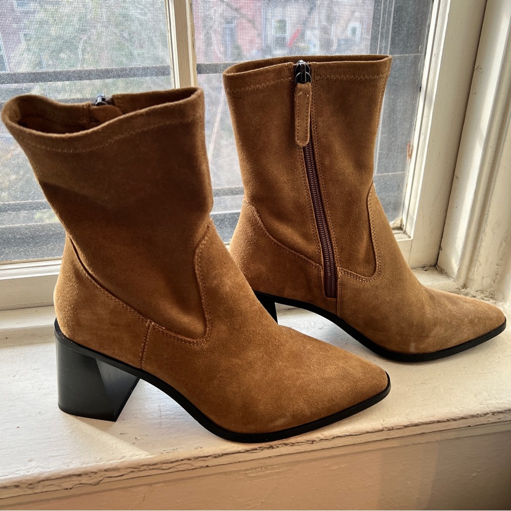 Zara suede boots